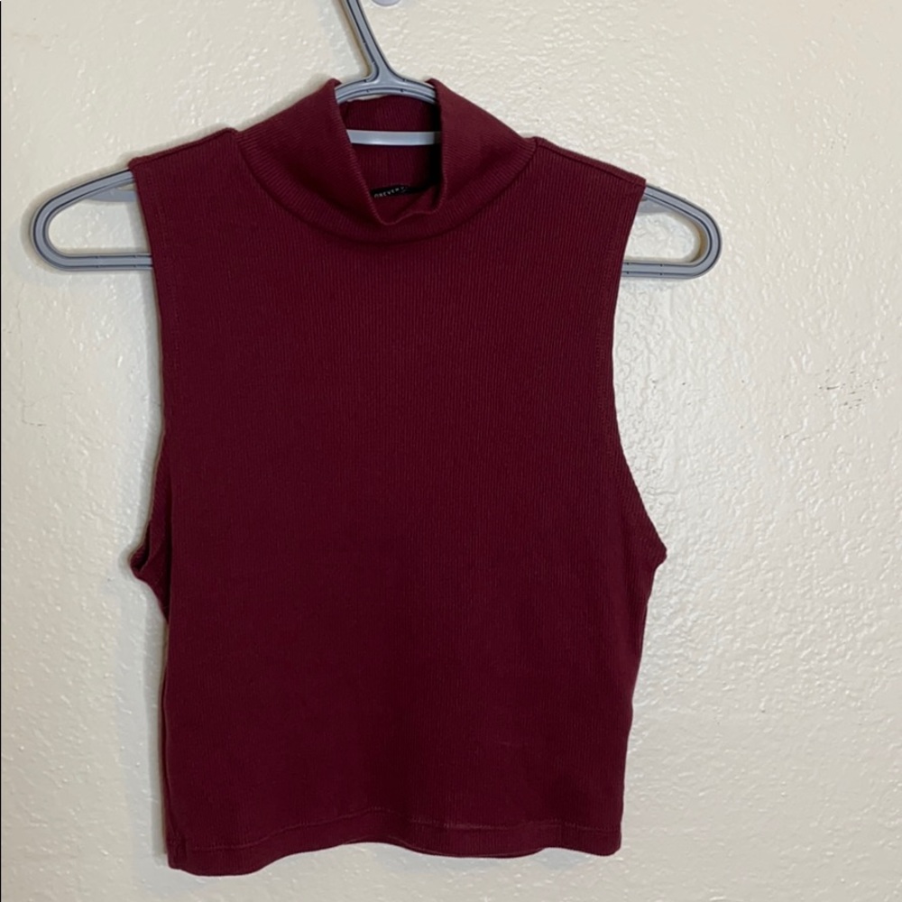 High Neck Crop Top